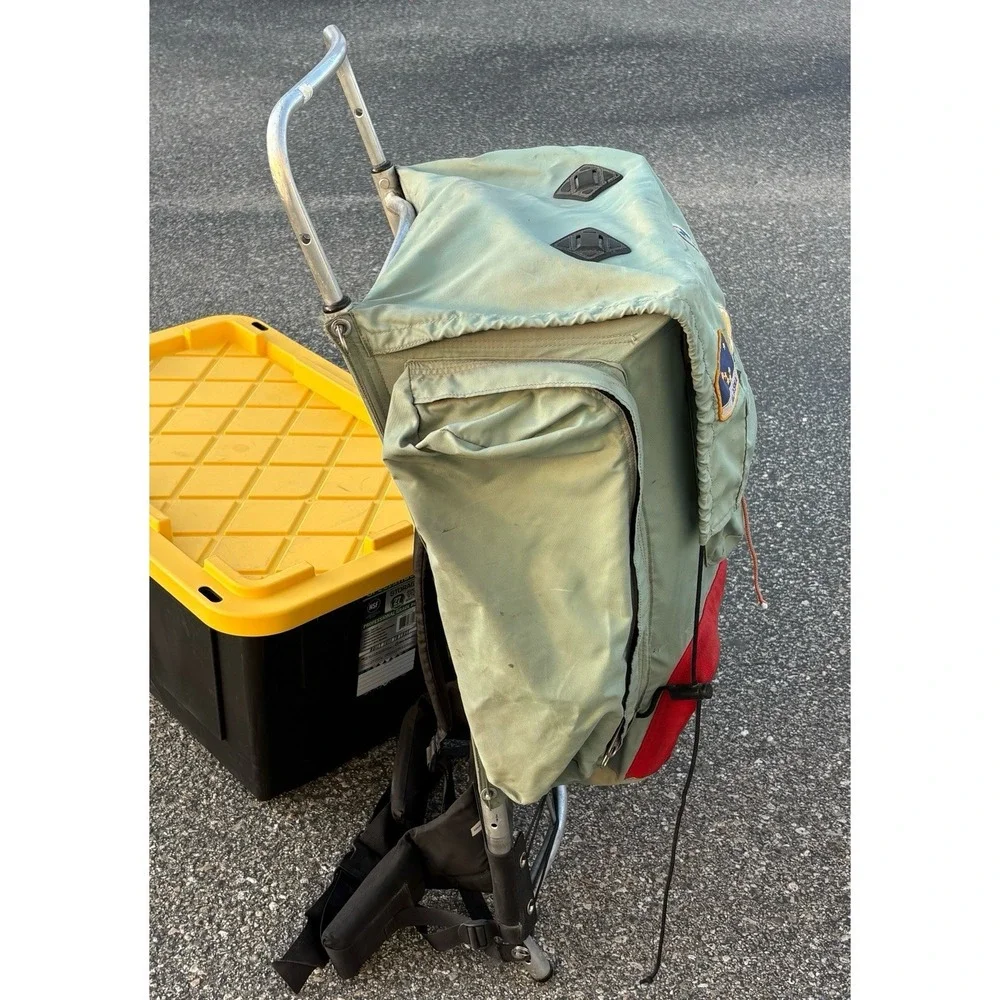 Vintage 70s KELTY Tioga External Frame Adjustable Backpack Hiking USA Made‎